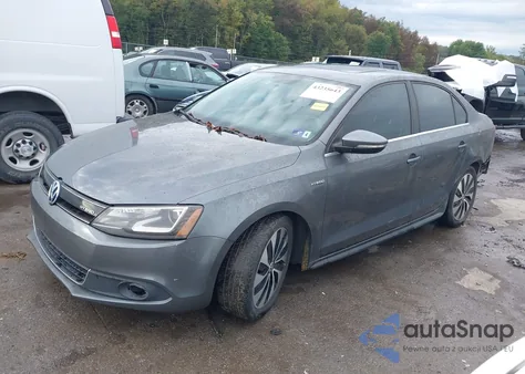 2013 Volkswagen Jetta Hybrid Sel Premium из США, поврежденный, VIN 3VW637AJ2DM264676